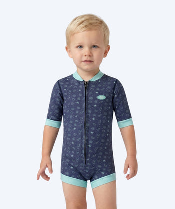 Watery våtdräkt för baby - Baia Full-Body - Atlantic Turquoise