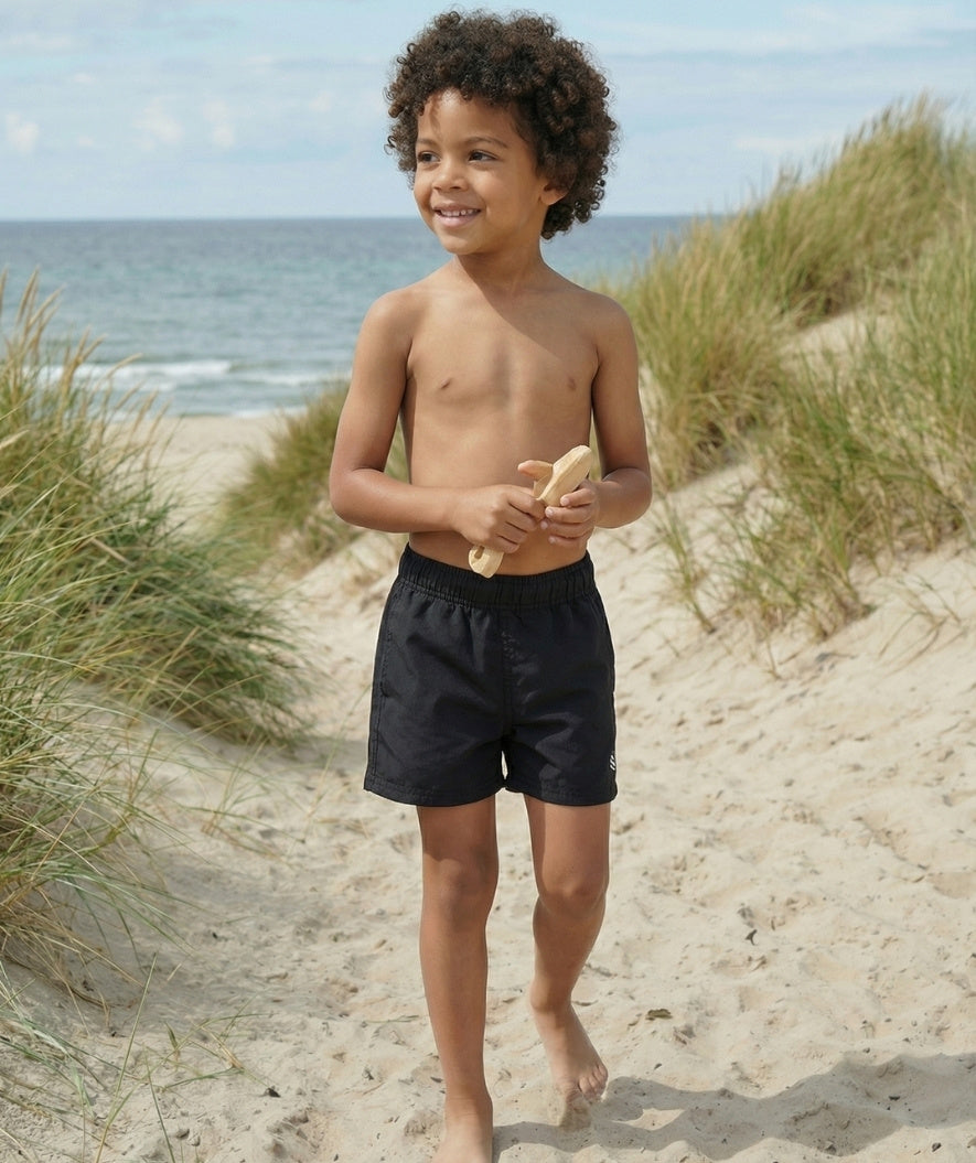 Watery badshorts för pojkar - Waverly - Svart