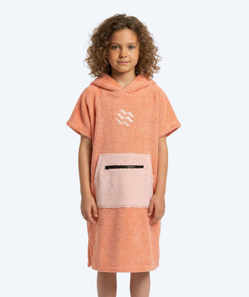Watery badponcho för barn (1-6) - Bomull - Atlantic Rosa