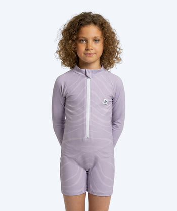 Watery UV dräkt för barn - Fjord Långärmad Rashguard - Lila
