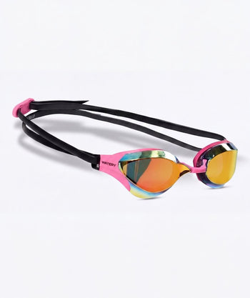 Watery Elite simglasögon - Rattle Pro Mirror - Rosa/röd