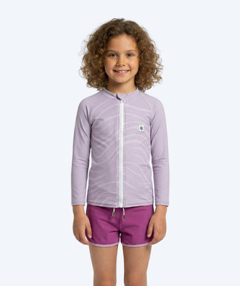 Watery UV tröja för barn - Fjord Långärmad Rashguard - Lila