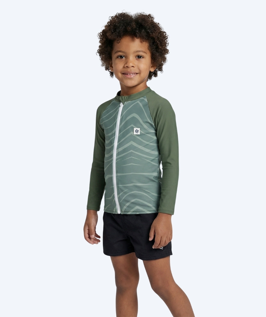 Watery UV tröja för barn - Fjord Långärmad Rashguard - Grön