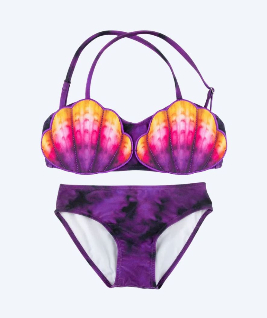 Fin Fun sjöjungfrubikini för barn - Royal Shell - Daybreak