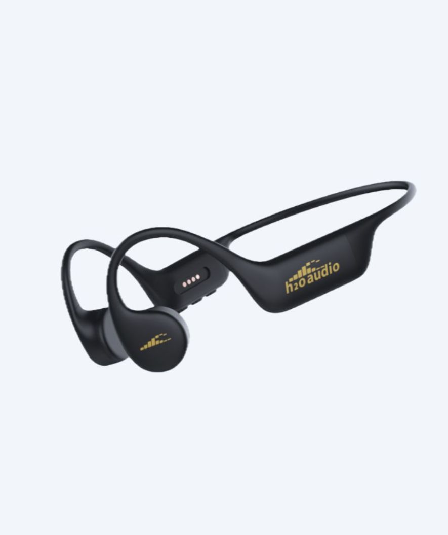 H2OAudio vattentäta hörlurar - Tri 2 PRO Multi-Sport m. BT och MP3 - Svart