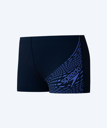 Speedo aquashorts för pojkar - Medley Logo - Mörkblå