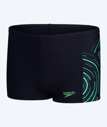 Speedo aquashorts för pojkar - Plastisol Placement - Svart/Grön