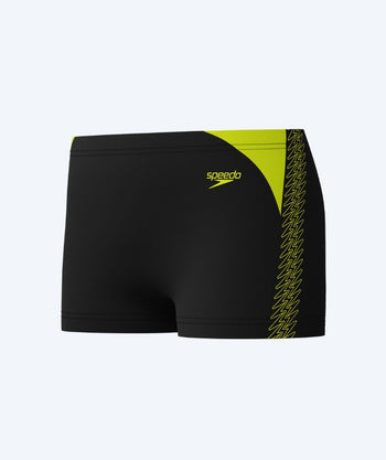 Speedo aquashorts för pojkar - Hyperboom Splice - Svart/Gul
