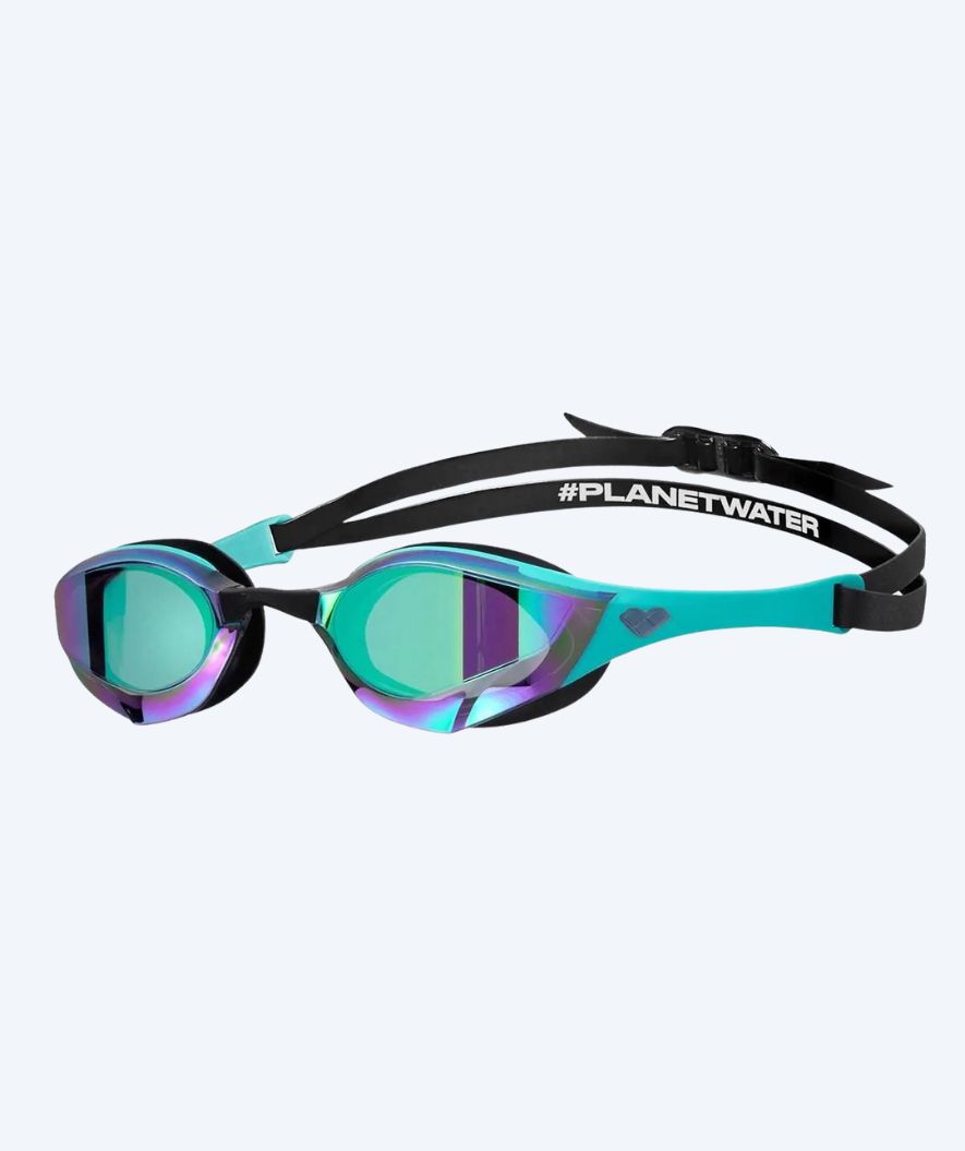 Arena Elite simglasögon - Cobra Edge SWIPE Mirror - Svart/turkos