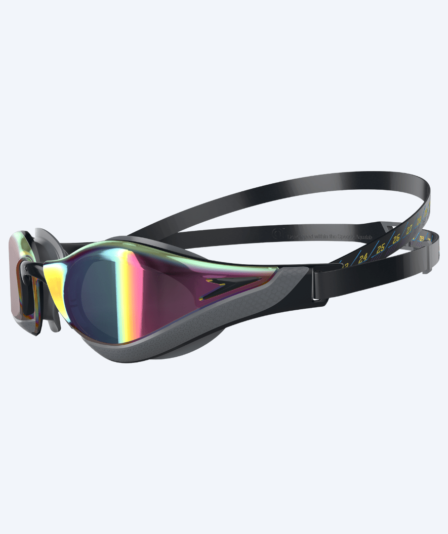 Speedo Elite simglasögon - Fastskin Pure Focus Mirror - Grå/guld (Mirror lins)