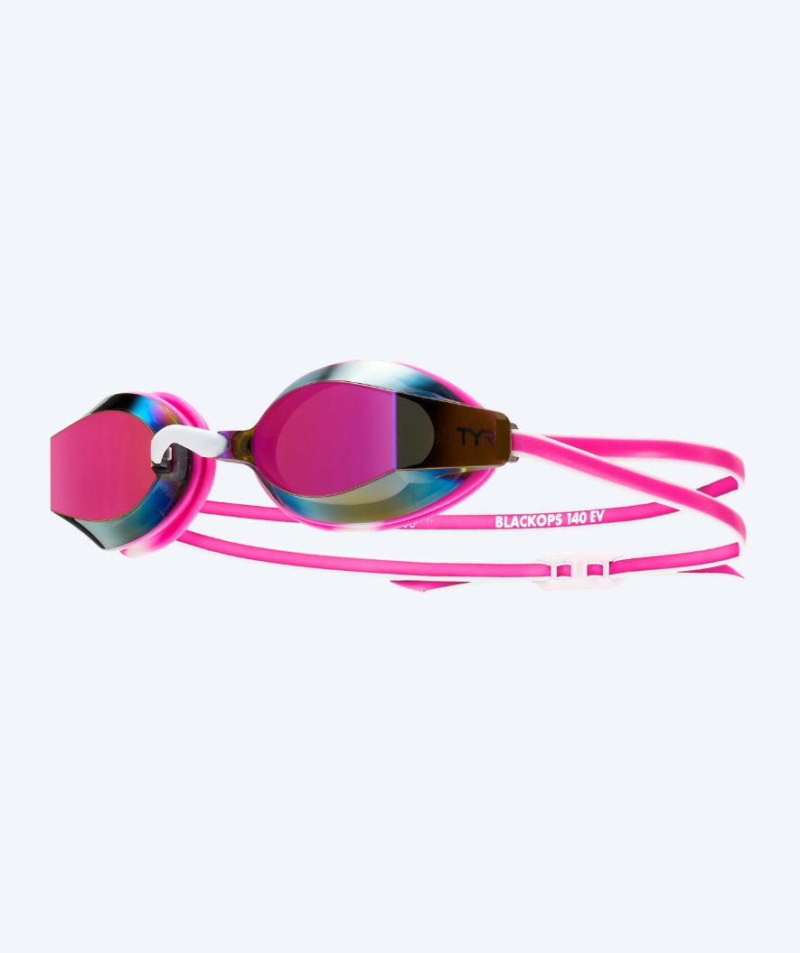 TYR simglasögon för junior - Blackops 140 EV Mirrored - Rosa/vit