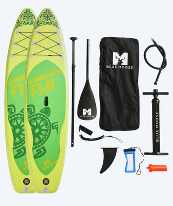 Paketerbjudande: 2x Blue Moose Fiji paddleboard 11'0 - Ljusgrön