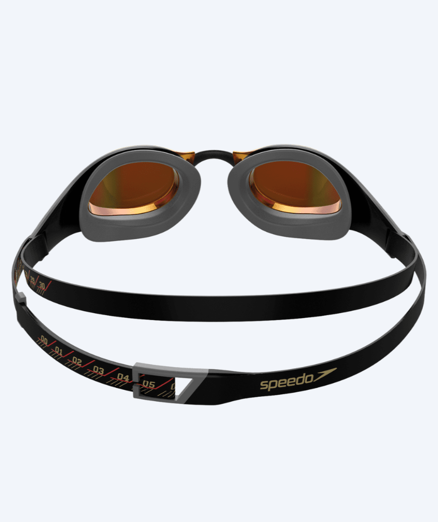 Speedo Elite simglasögon - Fastskin Pure Focus Mirror - Svart/röd