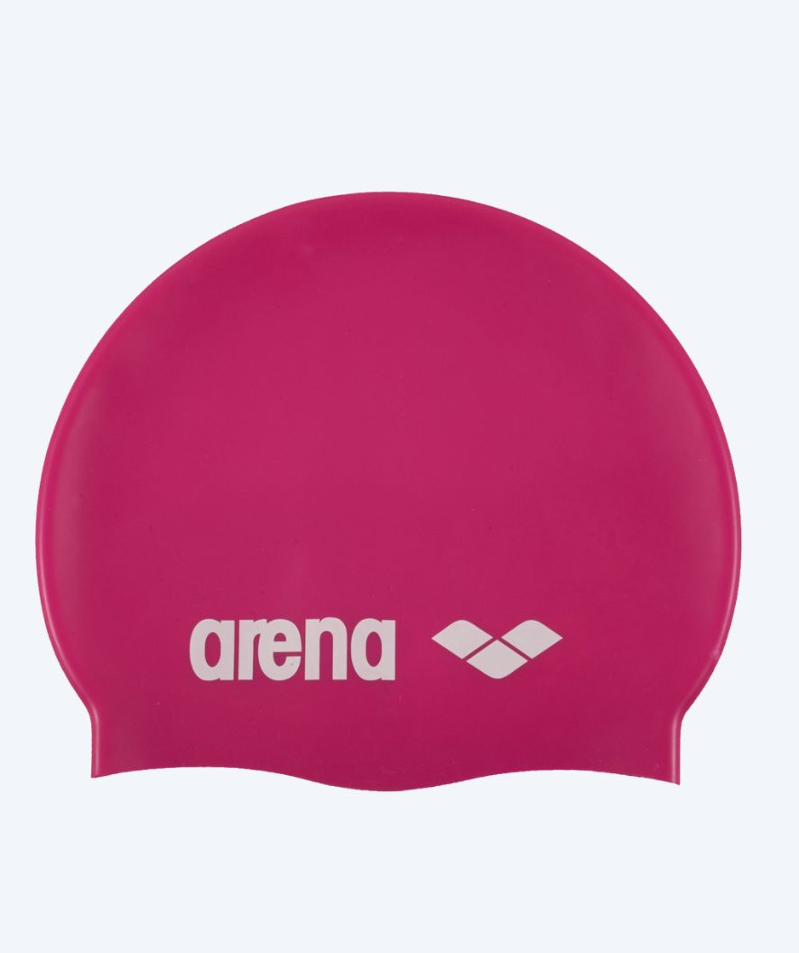 Arena badmössa - Classic Silicone - Rosa/vit