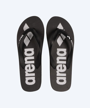 Arena flip flops för vuxna - Svart/vit