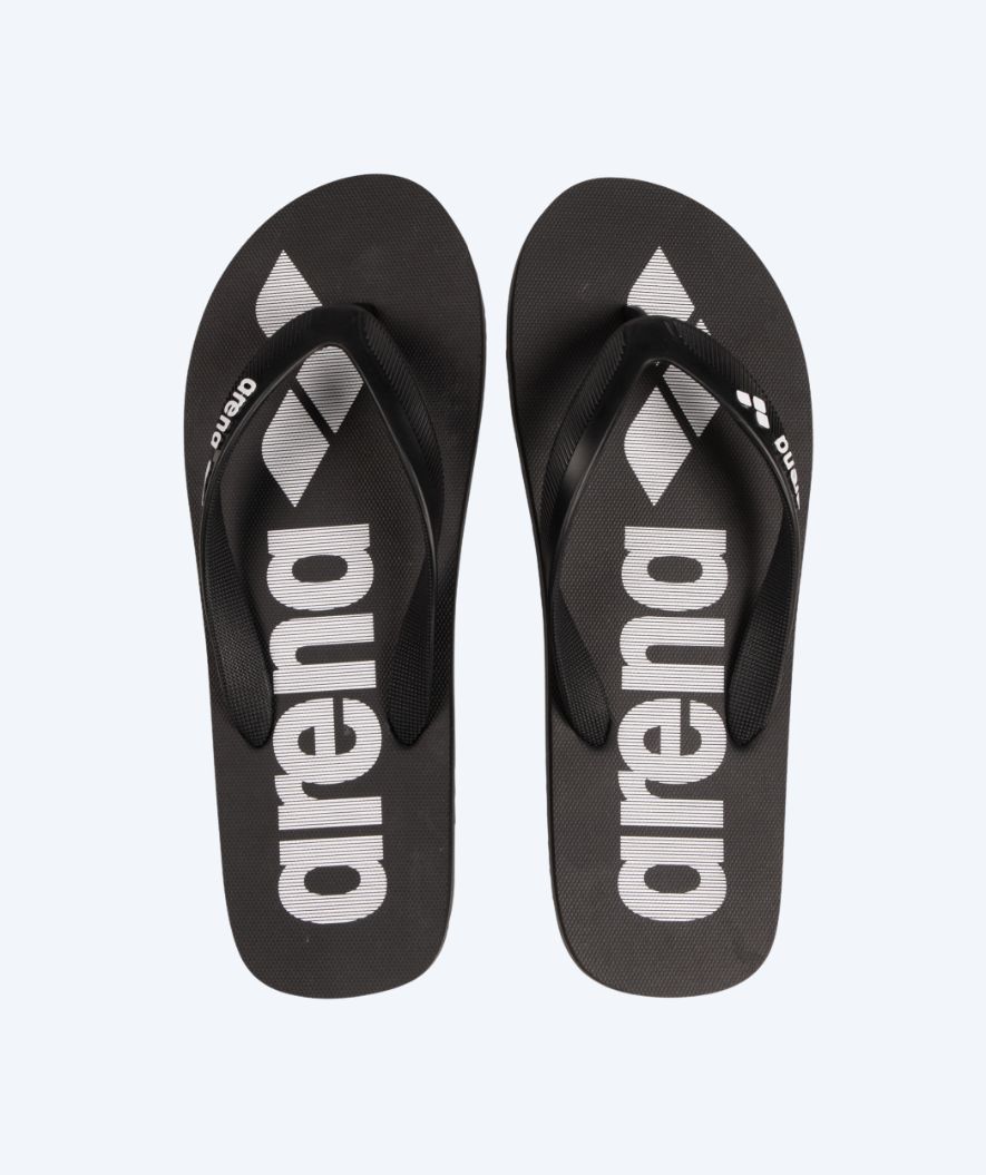 Arena flip flops för vuxna - Svart/vit