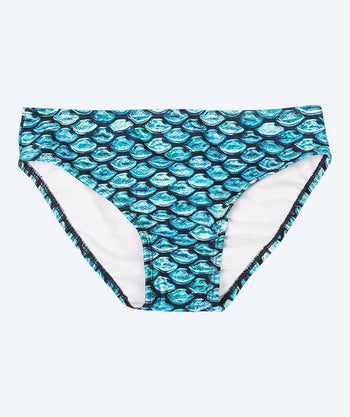 Fin Fun bikiniunderdel för flickor - Tidal Teal (Ljusblå)