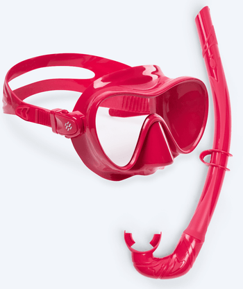Watery Combo snorkelset för vuxna - Cliff - Röd