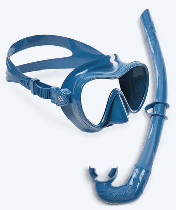 Watery Combo snorkelset för vuxna - Cliff - Blå