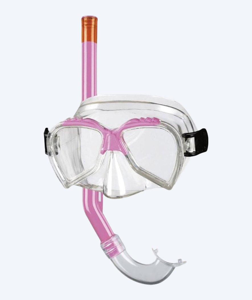 Beco Combo snorkelset för barn (4-8) - Ari - Ljusrosa