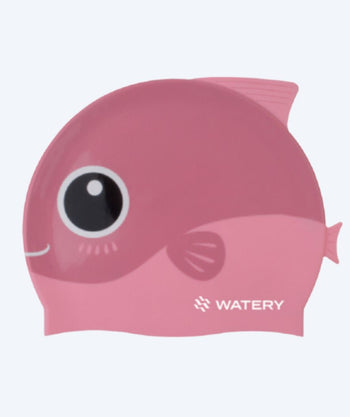 Watery badmössa för barn - Fishi - Rosa Fish