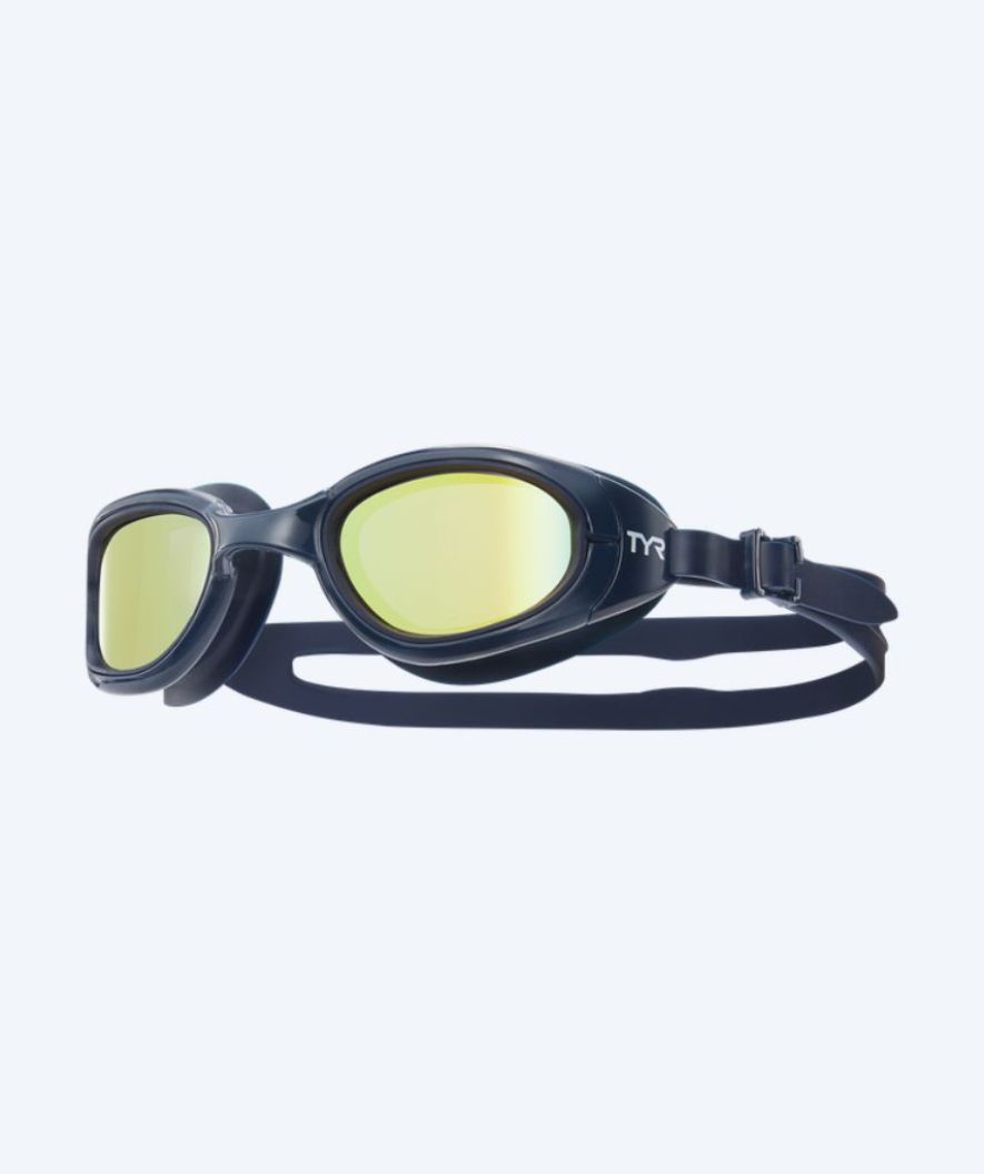TYR motionssimglasögon - Spec OPS 2.0 Mirror - Guld/mörkblå