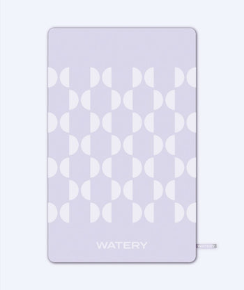Watery mikrofiberhandduk (175 x 110 cm) - Rafferty - Dust Purple