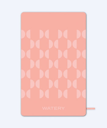 Watery mikrofiberhandduk (175 x 110 cm) - Rafferty - Blurish Rosa