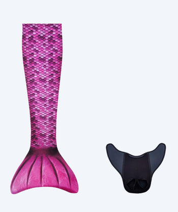 Kuaki Mermaids sjöjungfrufena för barn - Set - Ljusrosa