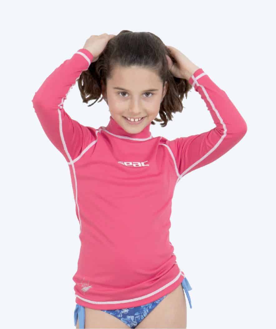 SEAC UV tröja för barn - T-Sun Long - Rosa/vit