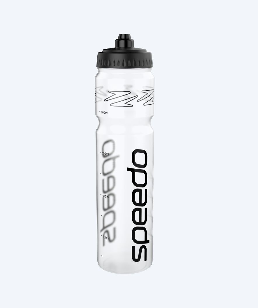 Speedo vattenflaska - 1LTR - Klar/svart