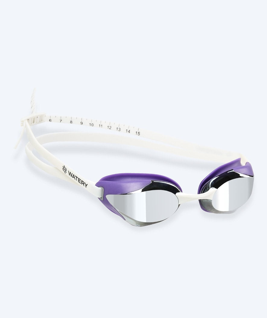 Watery Elite simglasögon - Poseidon Ultra Mirror - Lila/silver