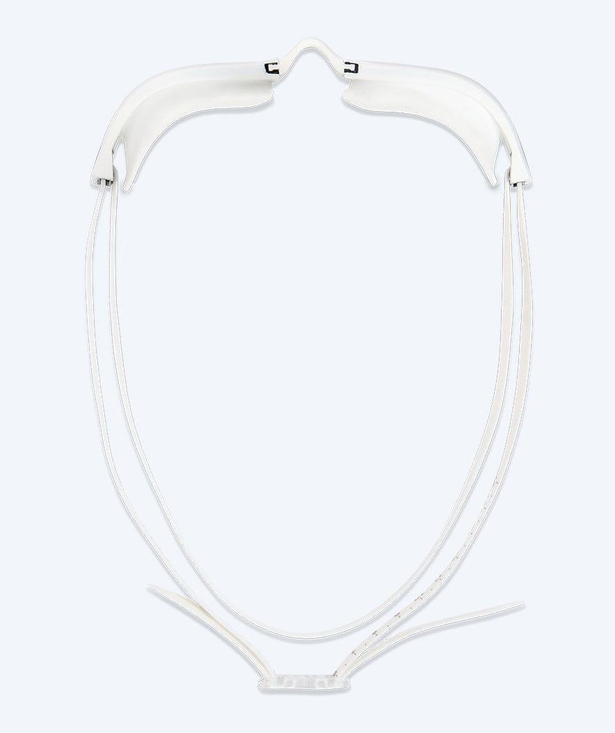 Watery Elite simglasögon - Storm Racer Mirror - Vit/guld
