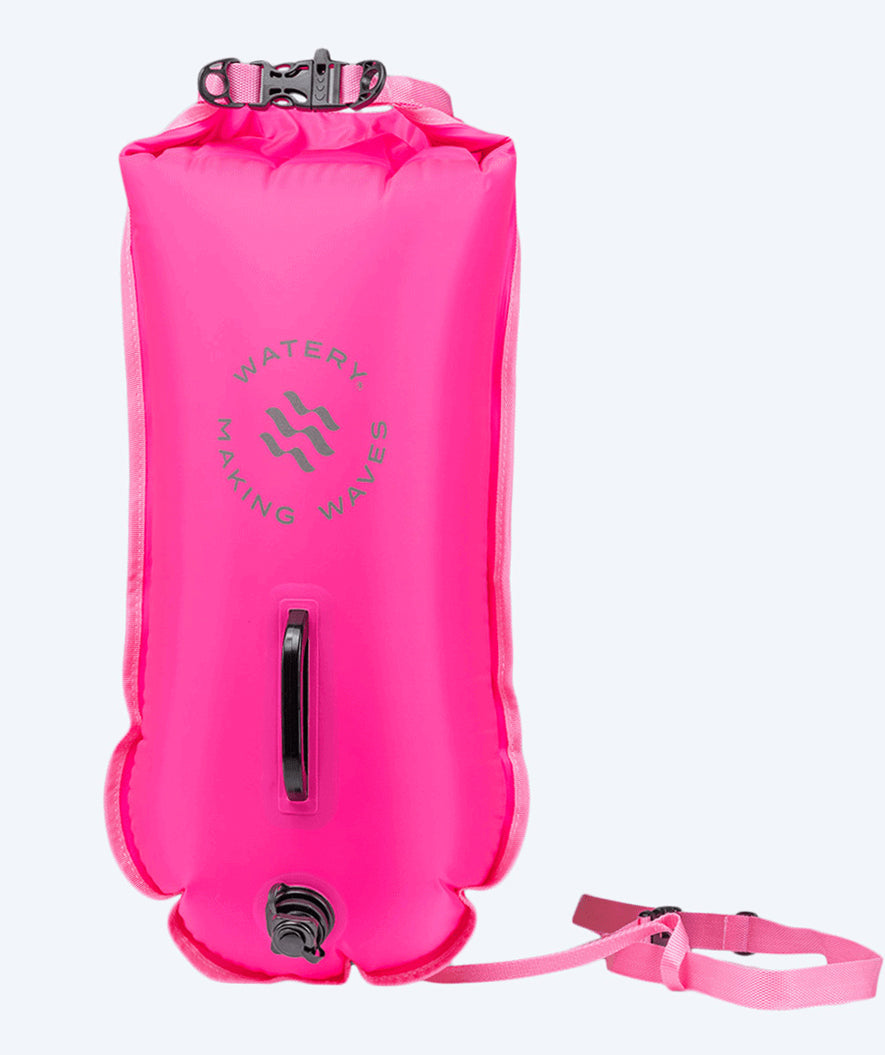 Watery simväska - Swim Buoy & Dry Bag 28L - Rosa