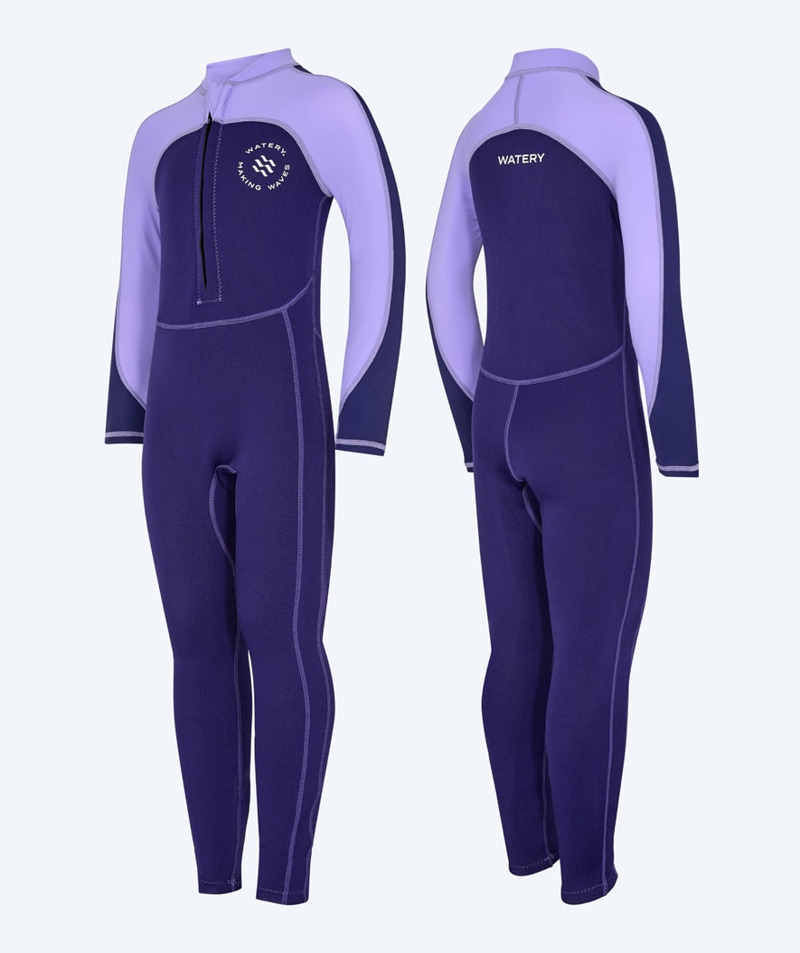 Watery UV våtdräkt för barn - Calypso Full-Body - Lila
