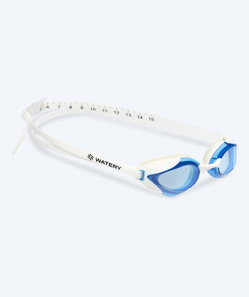 Watery Elite simglasögon - Poseidon Ultra - Vit/blå