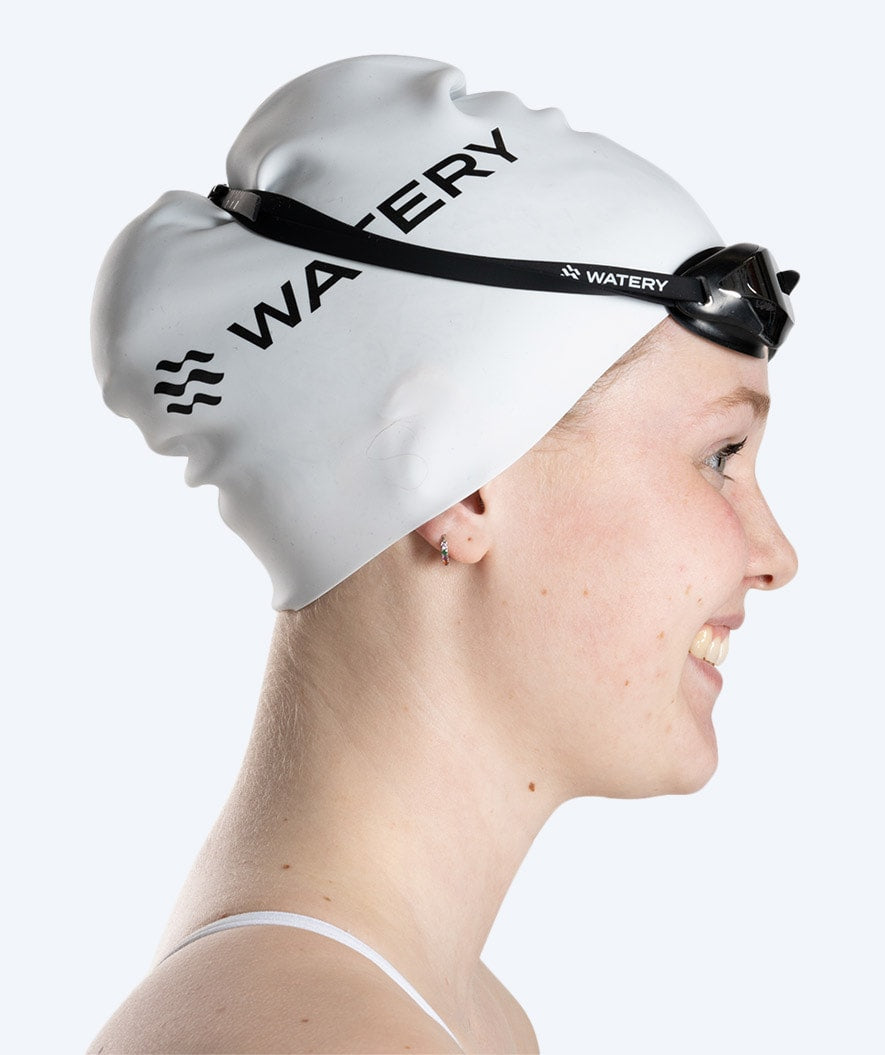 Watery Elite simglasögon - Poseidon Ultra Mirror - Svart/silver