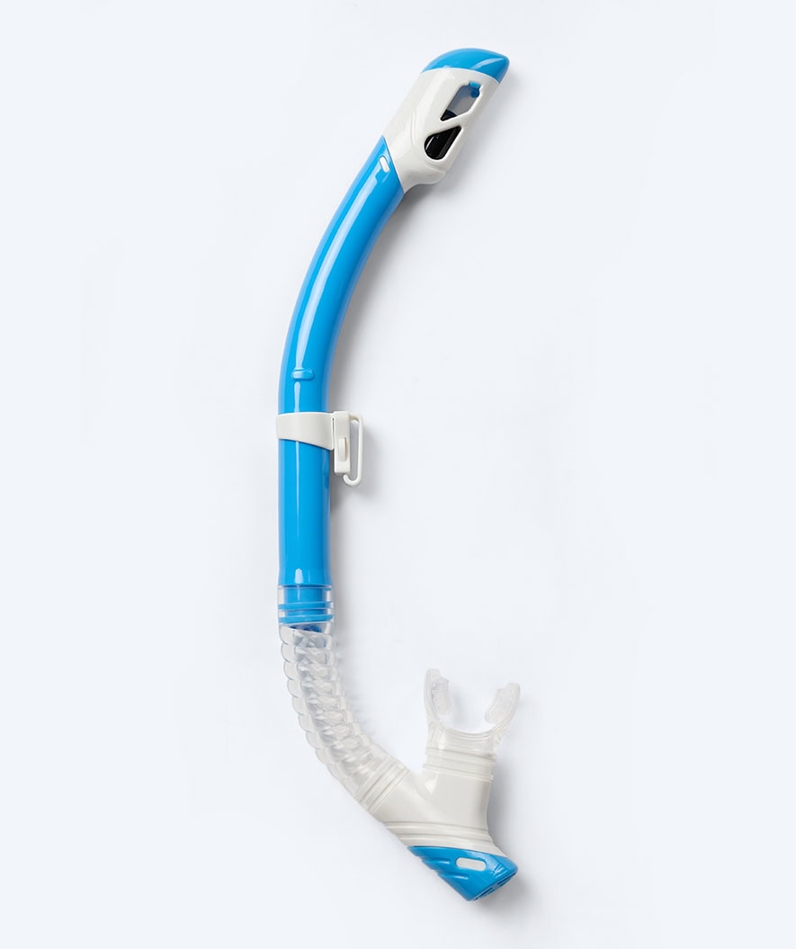 Watery full dry snorkel för barn - Triton 2.0 - Blå