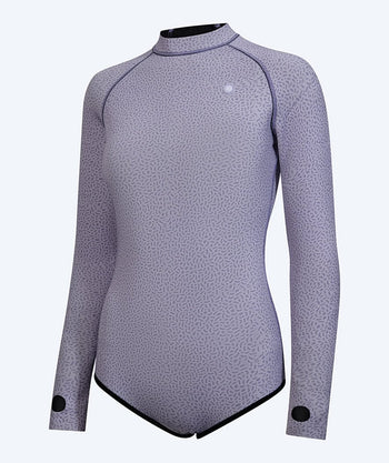 Watery neopren springsuit till damer - Lady Open Back - Lila