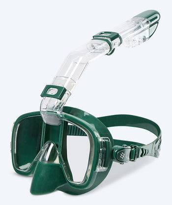 Watery full face cyklop för vuxna - Pearl - Mörkgrön