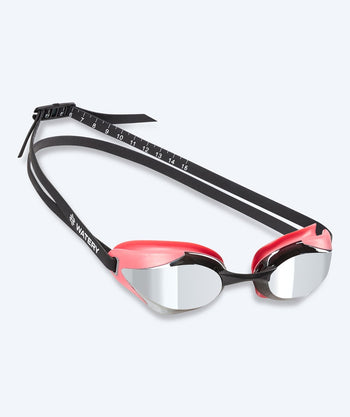 Watery Elite simglasögon - Poseidon Ultra Mirror - Rosa/silver