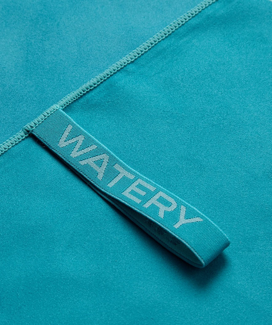 Watery mikrofiberhandduk (175 x 110 cm) - Rafferty - Ocean Blue