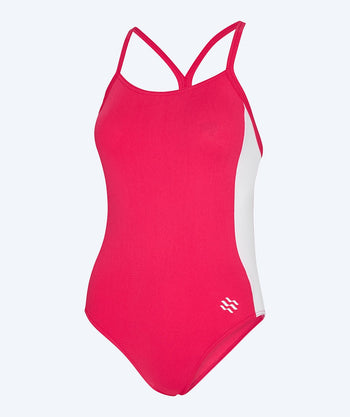 Watery baddräkt för dam - Sidestroke Solid - Shiny Red