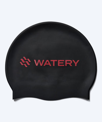 Watery badmössa - Signature Metallic - Svart/röd