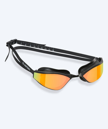 Watery Elite simglasögon - Storm Racer Mirror - Svart/guld