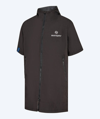Watery surfponcho - Waterproof - Svart