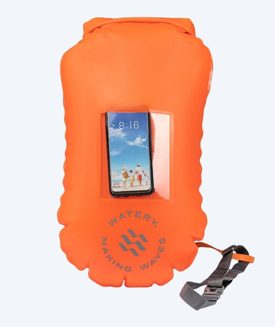 Watery simväska för simning - Window PVC 28L - Orange