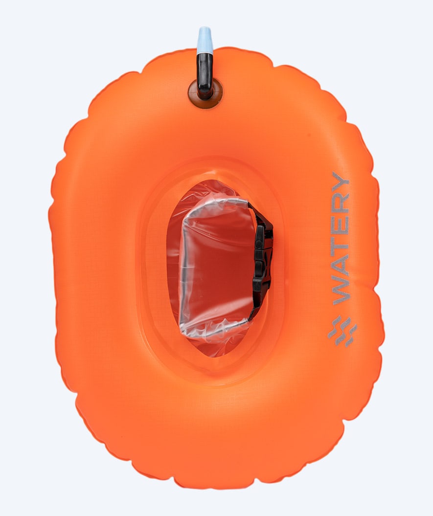 Watery simboj för simning - Donut - Orange